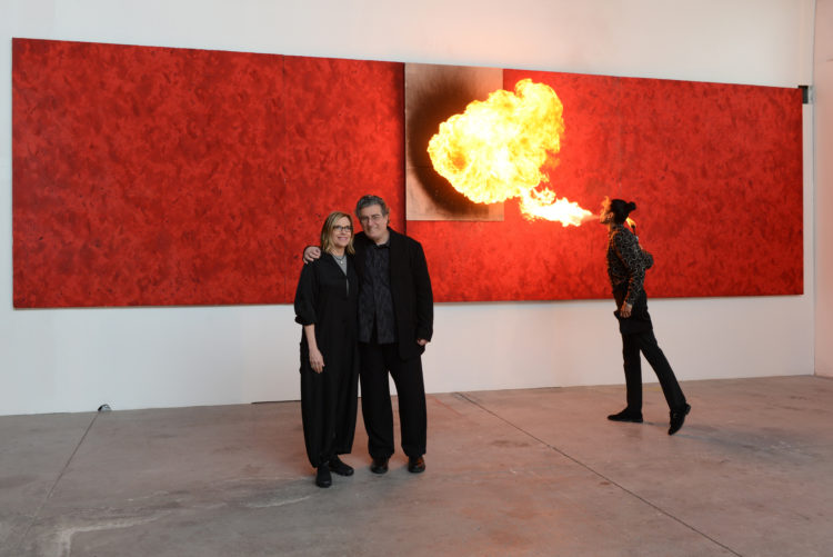 Pier Paolo Calzolari, Olnick Spanu, Magazzino, Fondazione Calzolari, Mangiafuoco
